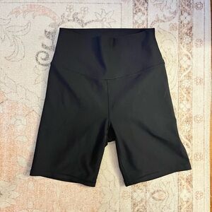 Black YPB Abercrombie Biker Shorts